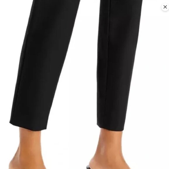 Theory Thaniel Approach Stretch Cropped Pants Black Size 2 - Picture 6 of 6